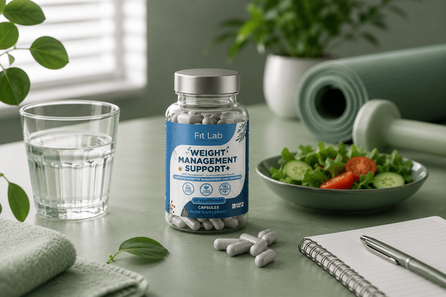 Weight Management Support Plus supplement bottle